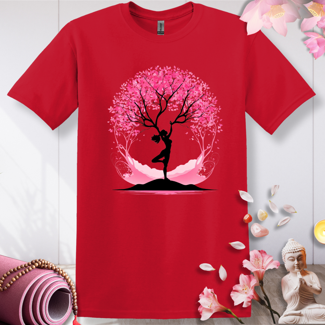 Tree Pose Art T-shirt