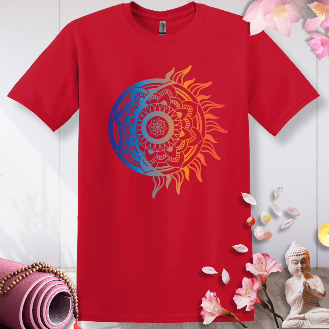 Radiant Sun Mandala T-shirt