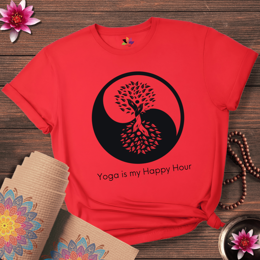 Yin Yang Joy Tree T-shirt