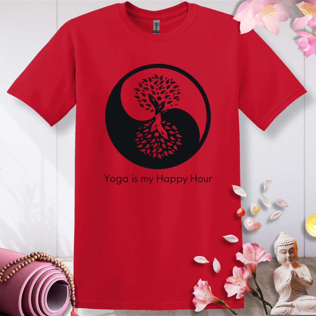 Yin Yang Joy Tree T-shirt