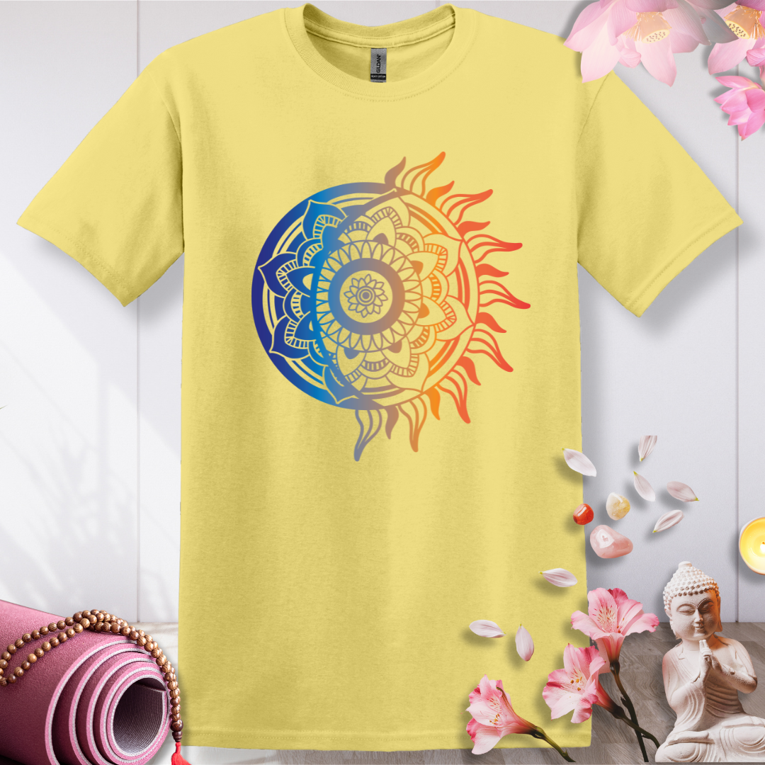 Radiant Sun Mandala T-shirt