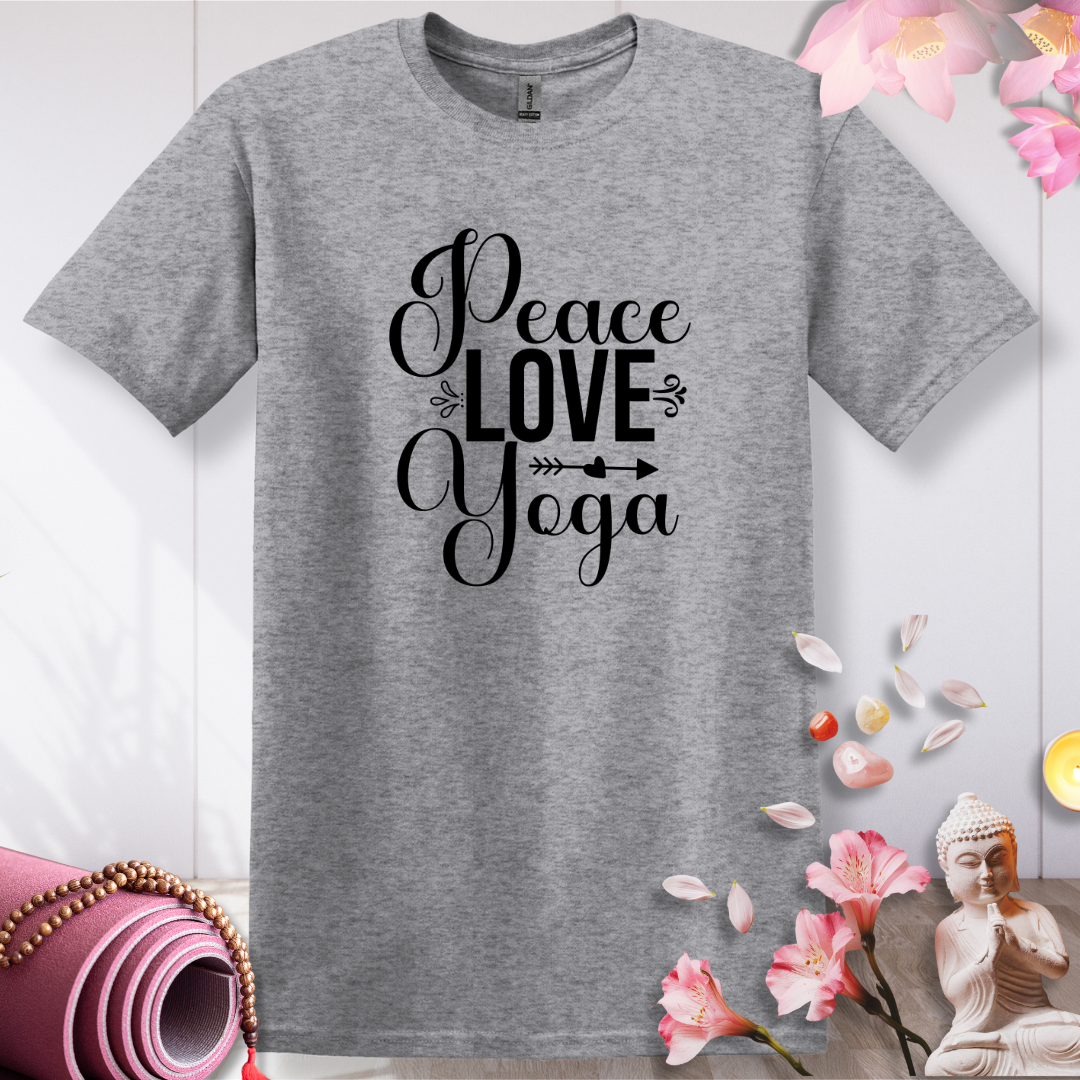 Peace Love Yoga T-shirt