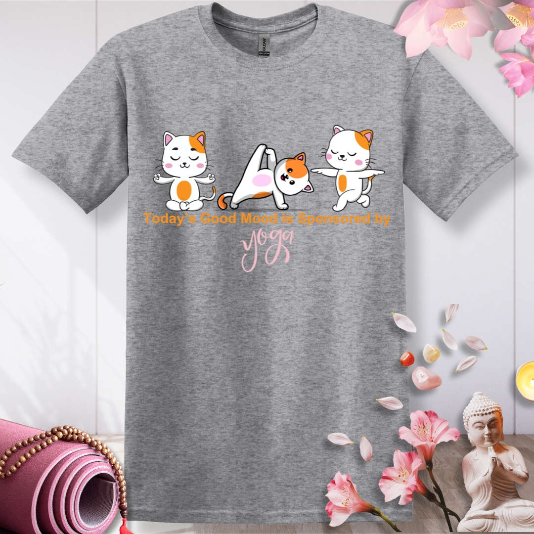 Yoga Kitty Mood T-shirt