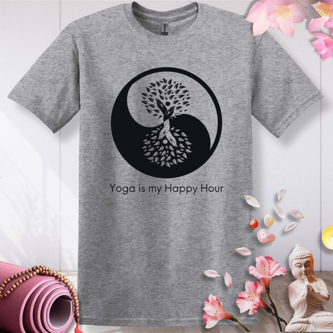 Yin Yang Joy Tree T-shirt