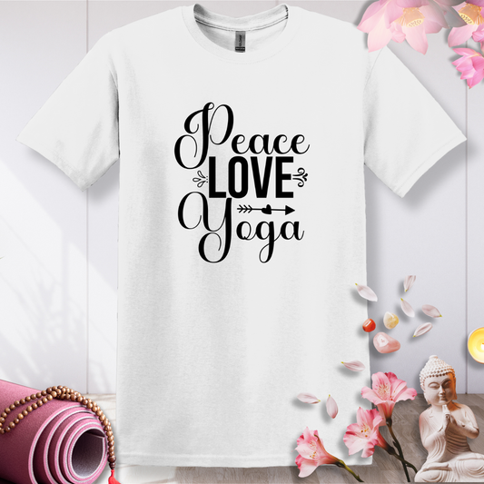 Peace Love Yoga T-shirt