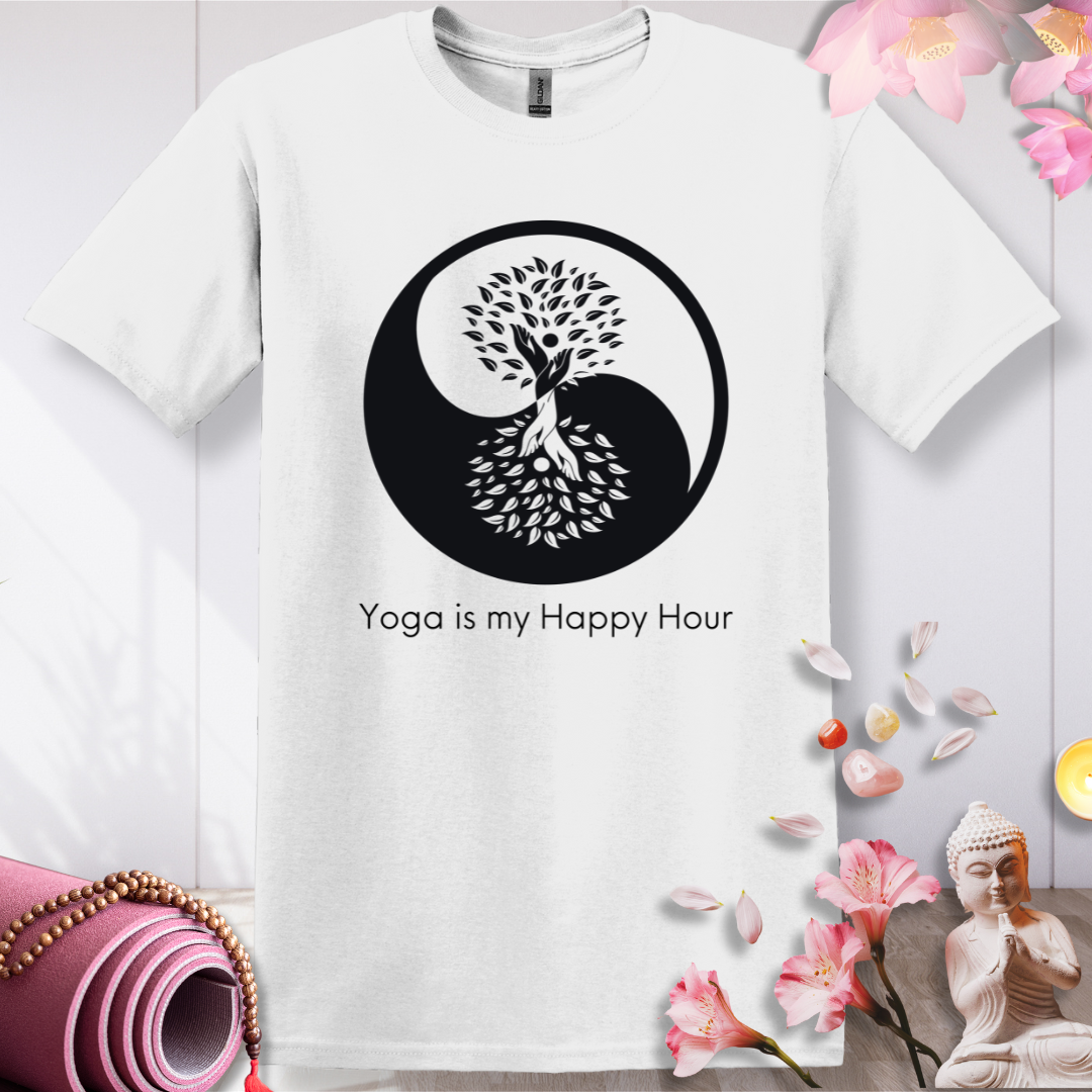 Yin Yang Joy Tree T-shirt