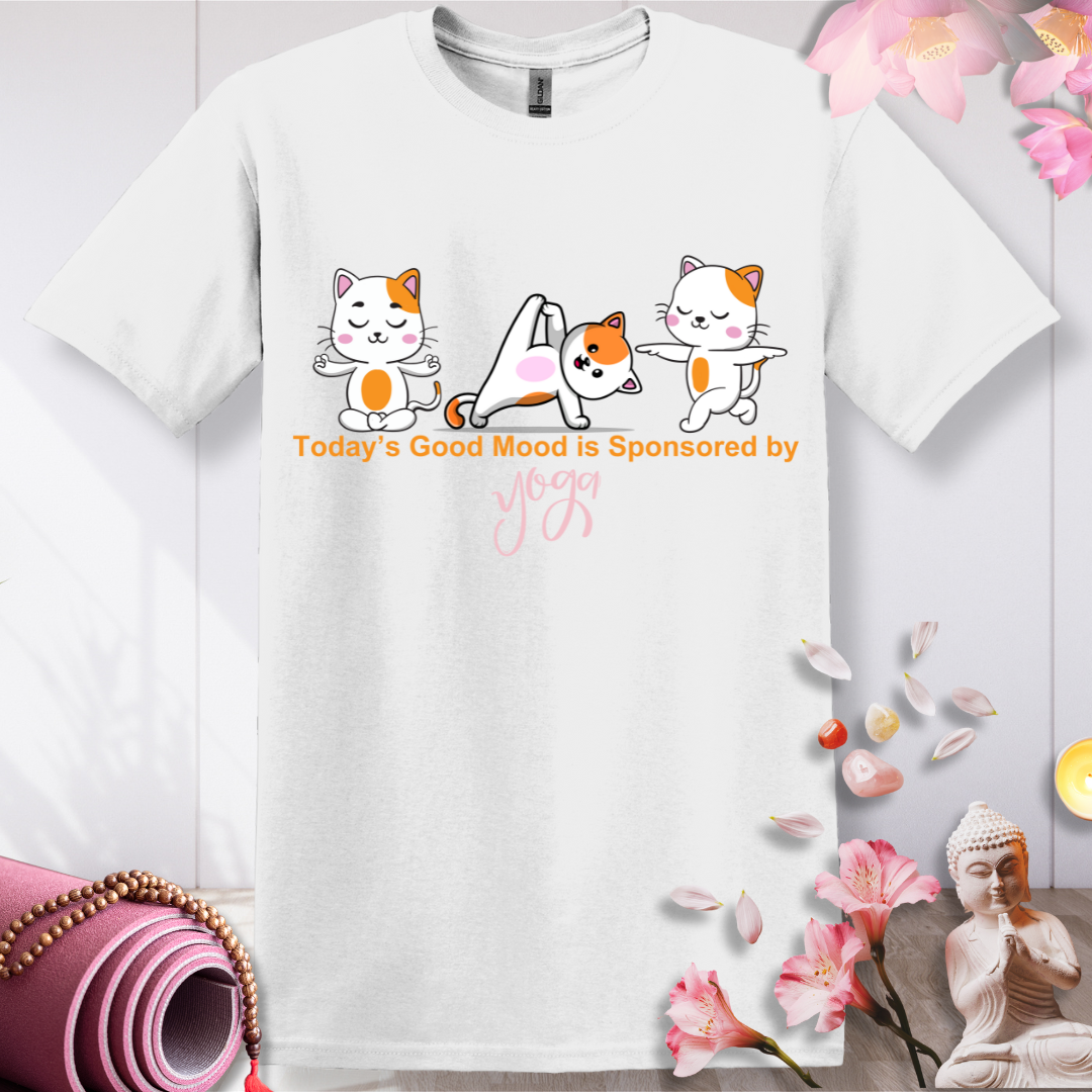 Yoga Kitty Mood T-shirt