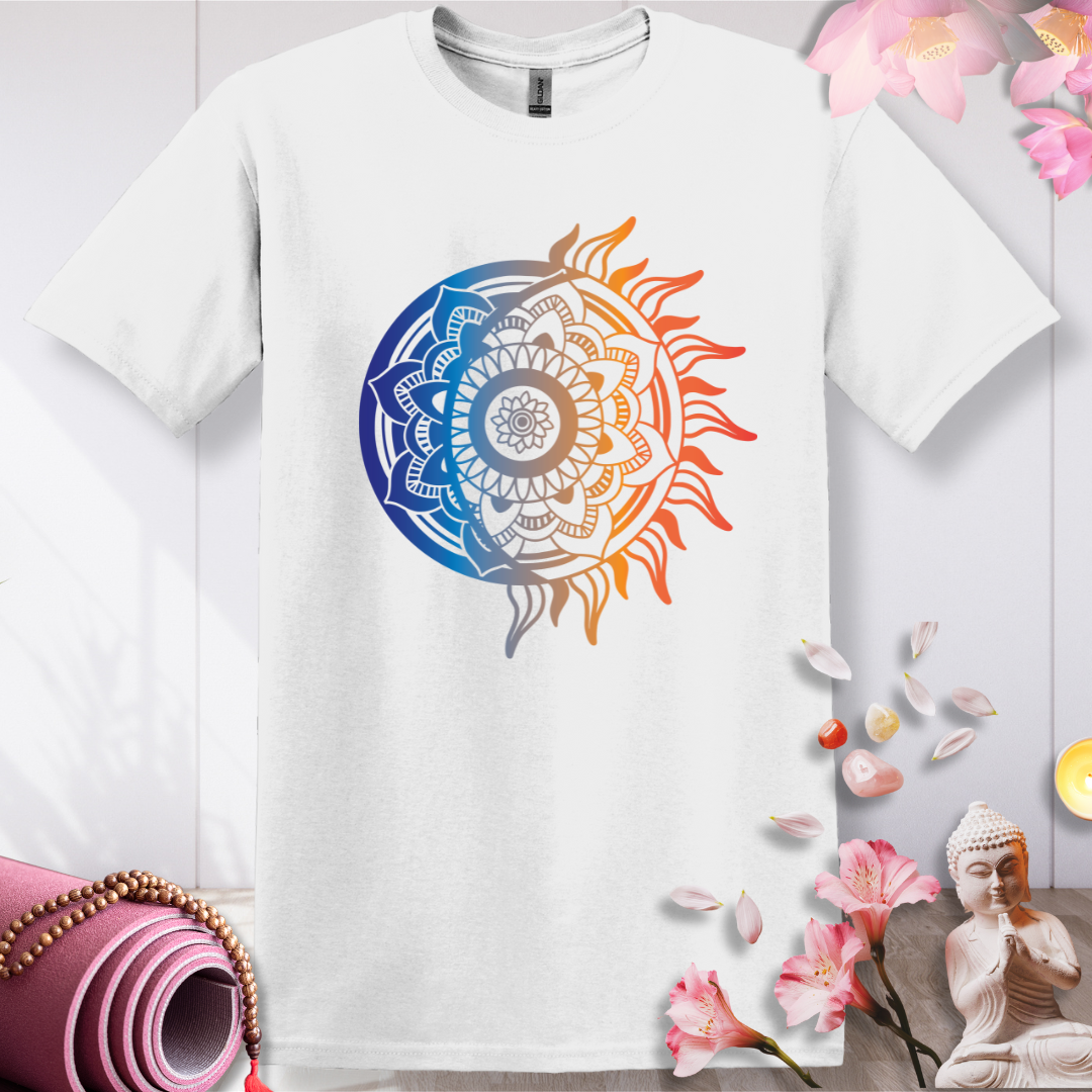 Radiant Sun Mandala T-shirt