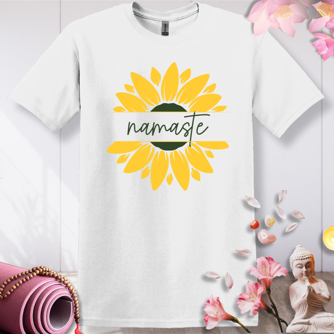 Sunflower Namaste Glow T-shirt