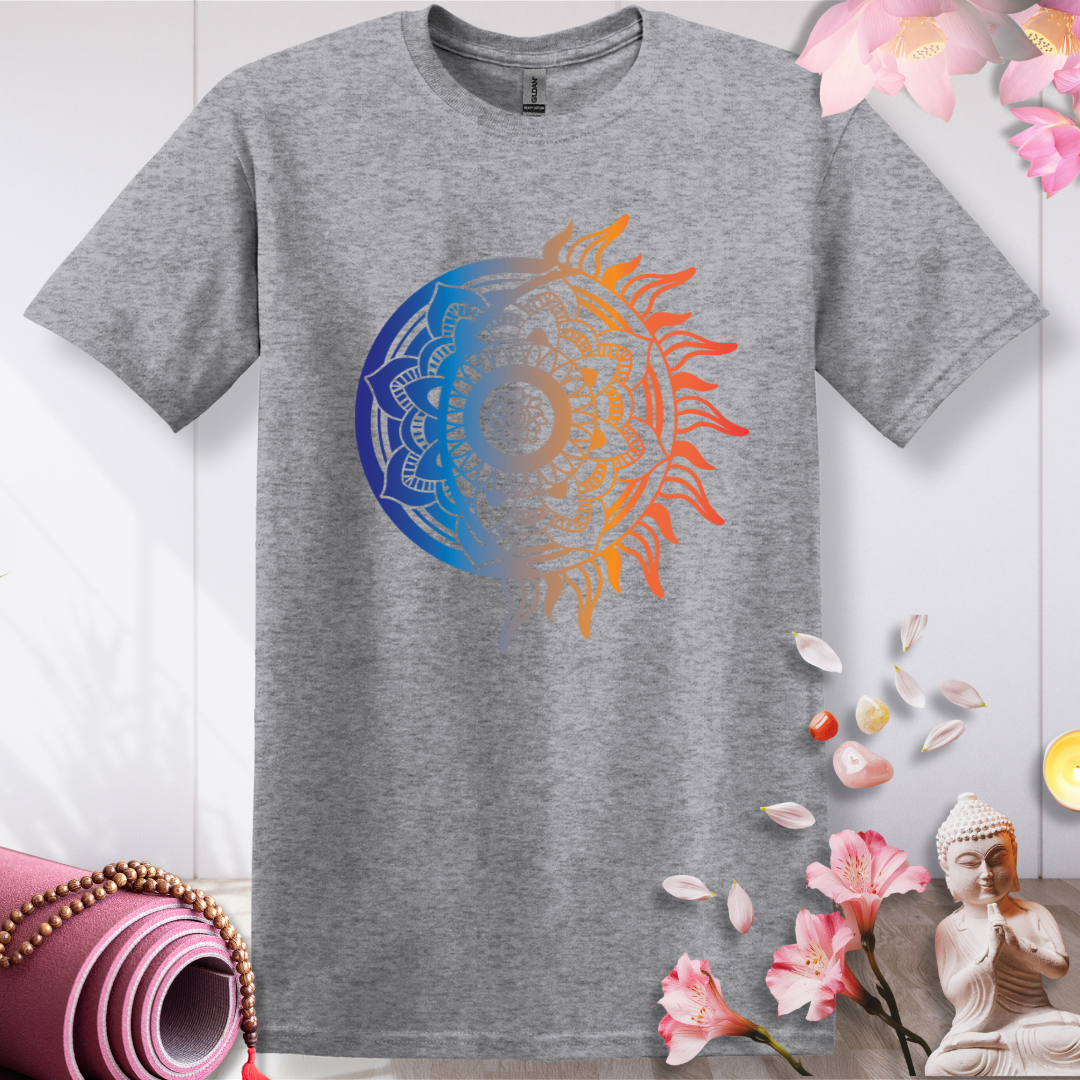 Radiant Sun Mandala T-shirt